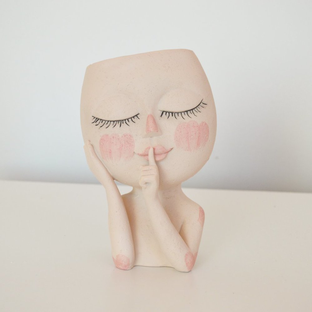 Lady Shaped Planter NWOT! - Picture 5 of 8